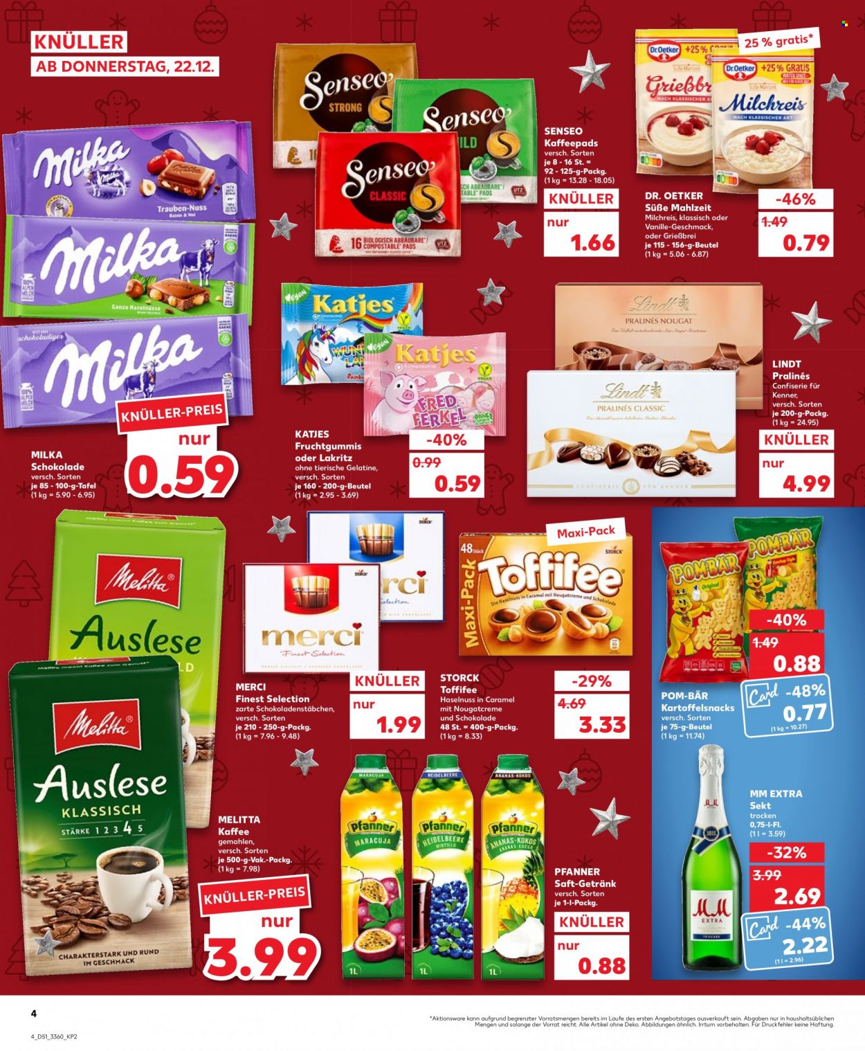 Kaufland Prospekte  - 22.12.2022 - 28.12.2022. Seite 4