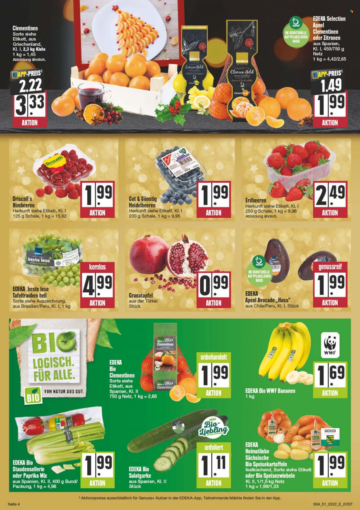 Edeka Prospekte  - 19.12.2022 - 24.12.2022. Seite 4