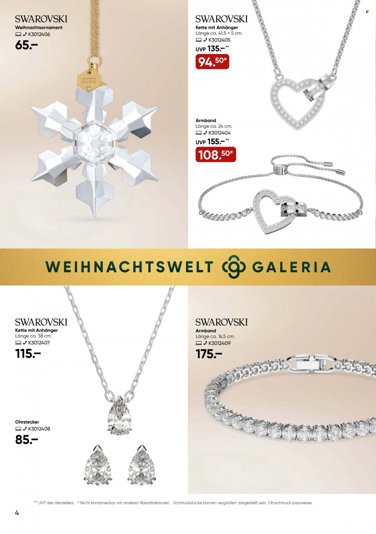 GALERIA Karstadt Kaufhof Prospekte  - 19.12.2022 - 25.12.2022. Seite 4