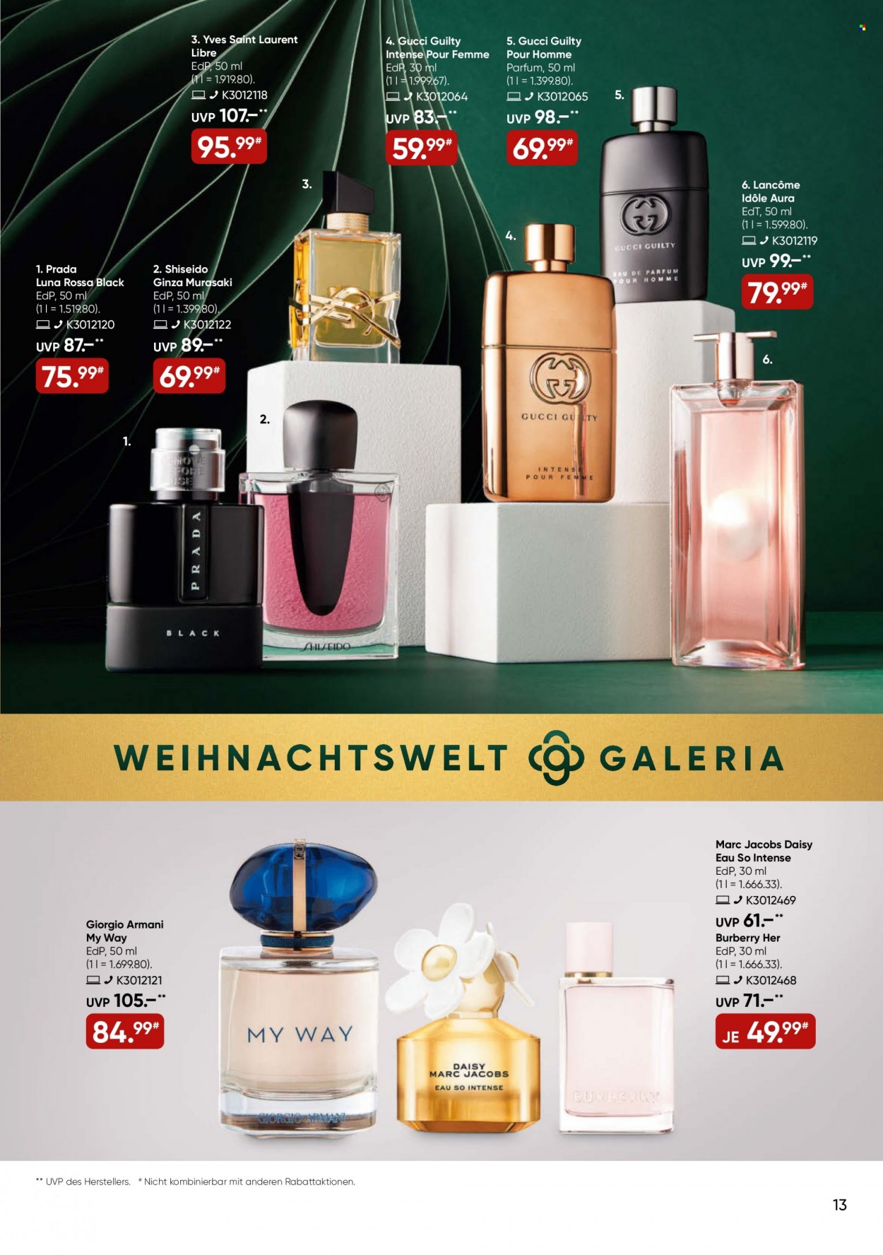 GALERIA Karstadt Kaufhof Prospekte  - 19.12.2022 - 25.12.2022. Seite 13