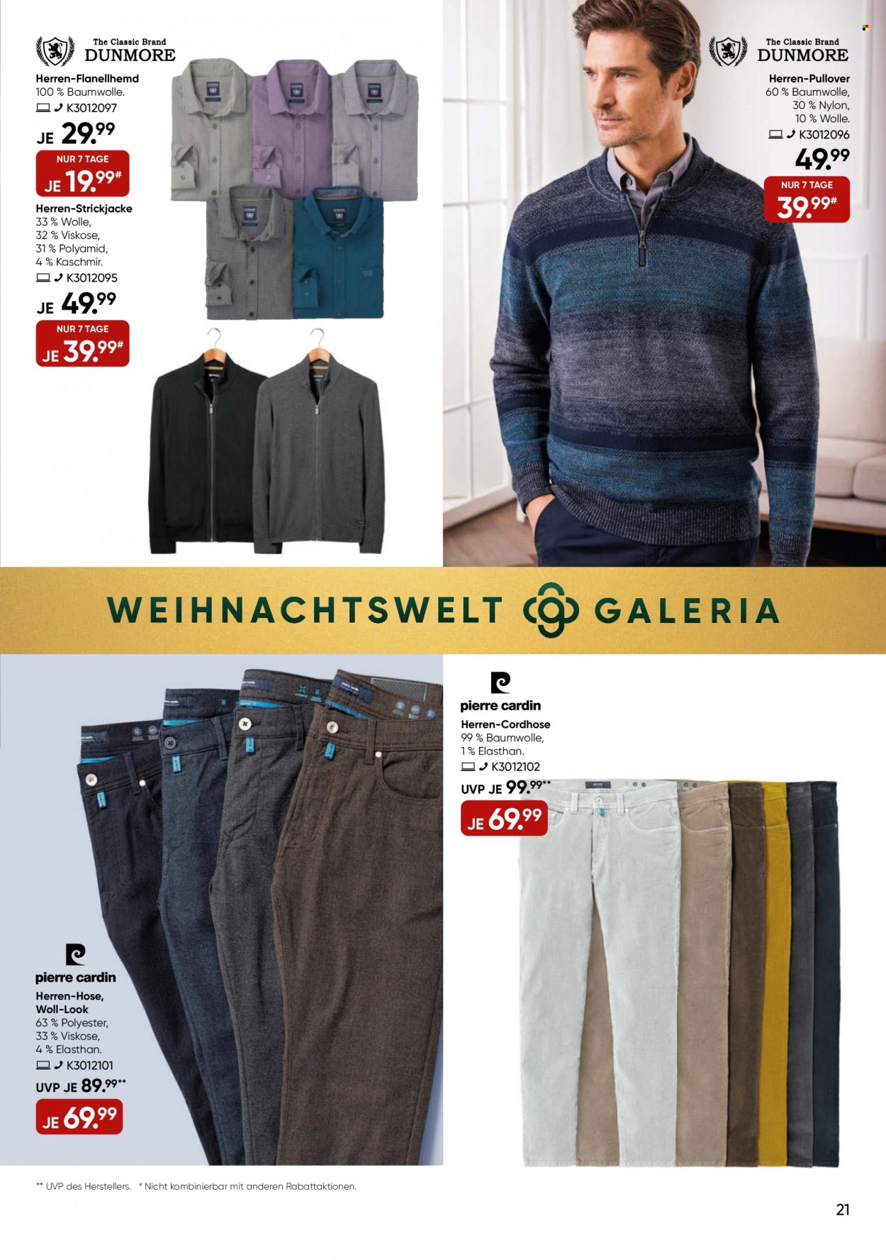GALERIA Karstadt Kaufhof Prospekte  - 19.12.2022 - 25.12.2022. Seite 21