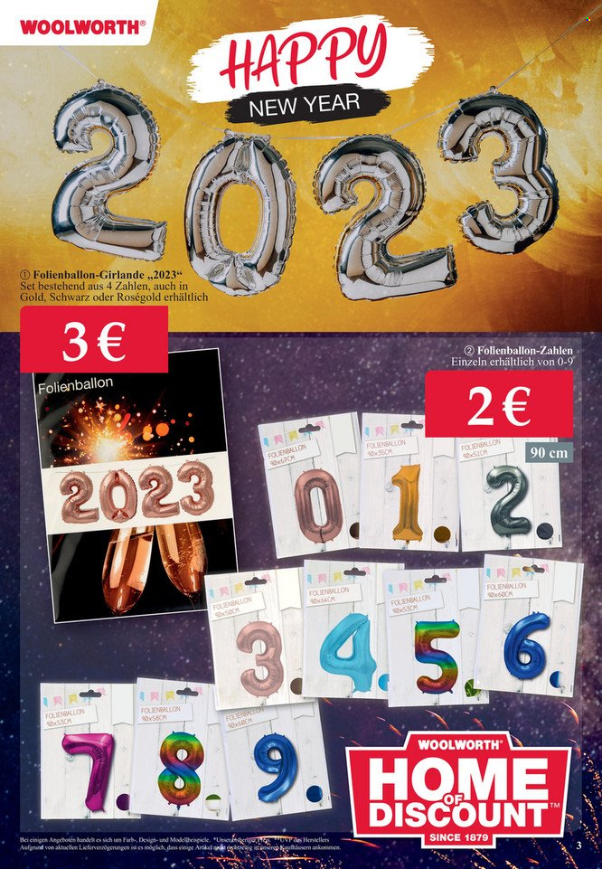 Woolworth Prospekte  - 21.12.2022 - 2.01.2023. Seite 3
