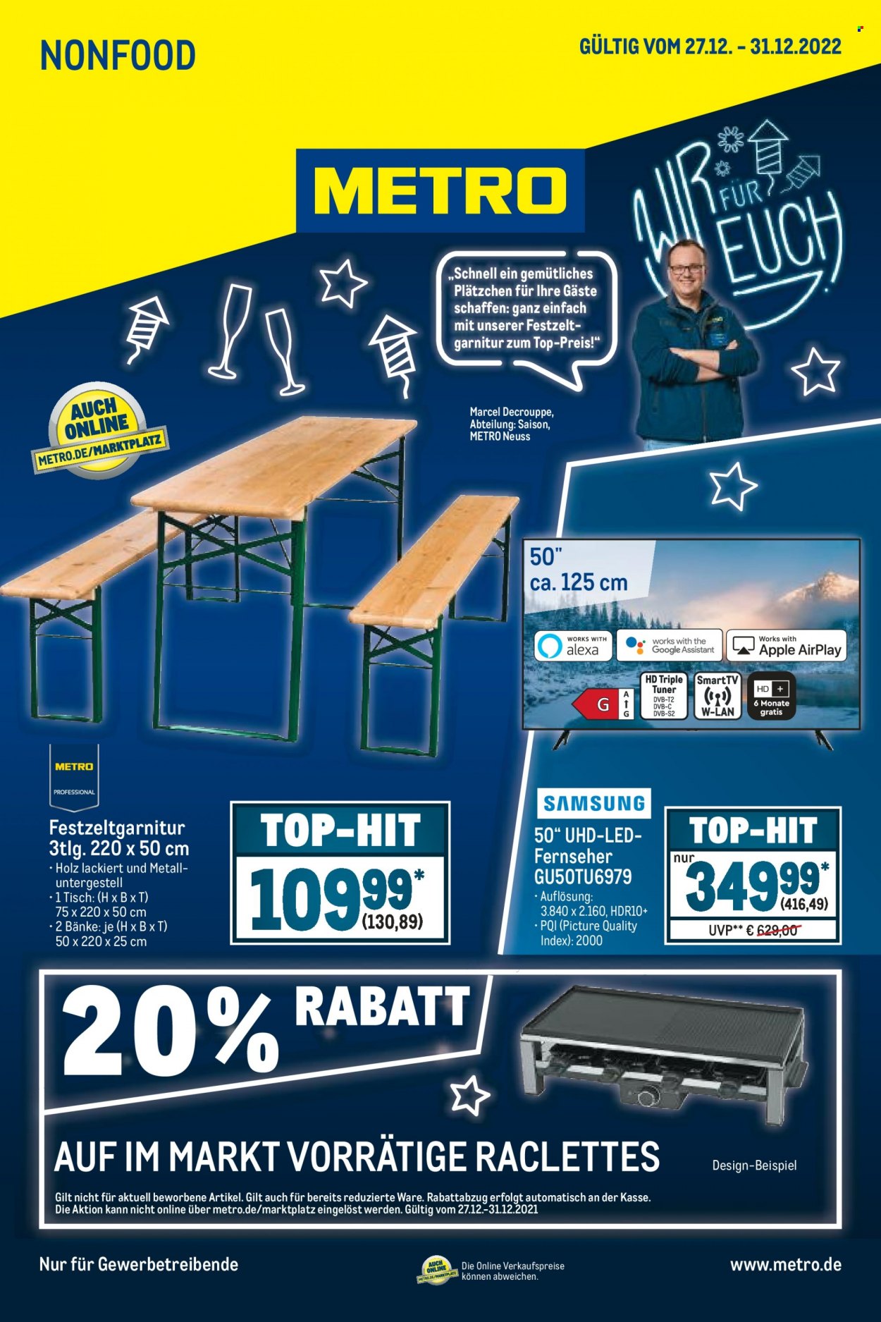 Metro Prospekte  - 27.12.2022 - 31.12.2022. Seite 1