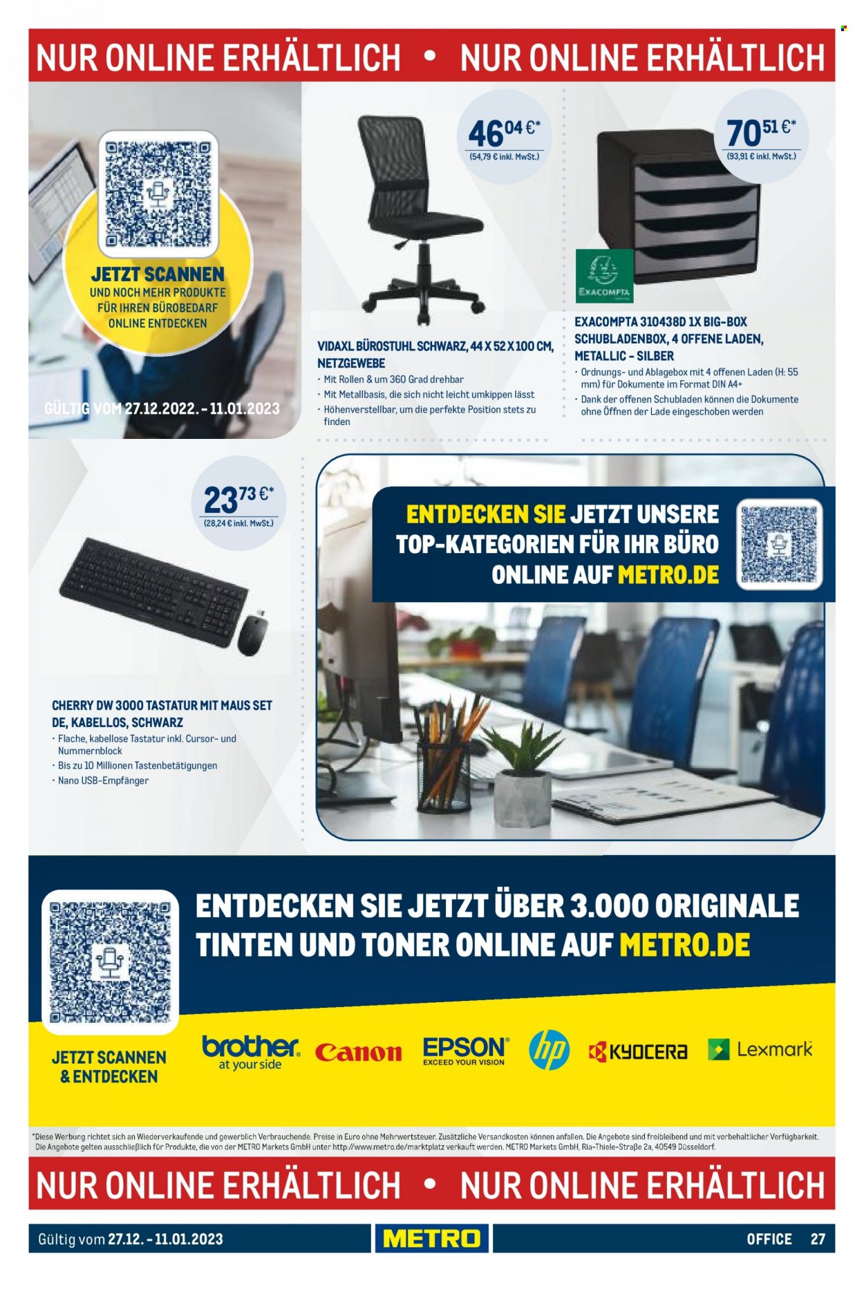Metro Prospekte  - 27.12.2022 - 11.01.2023. Seite 27