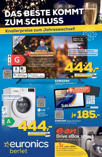 Prospekte Euronics - 23.12.2022 - 29.12.2022.