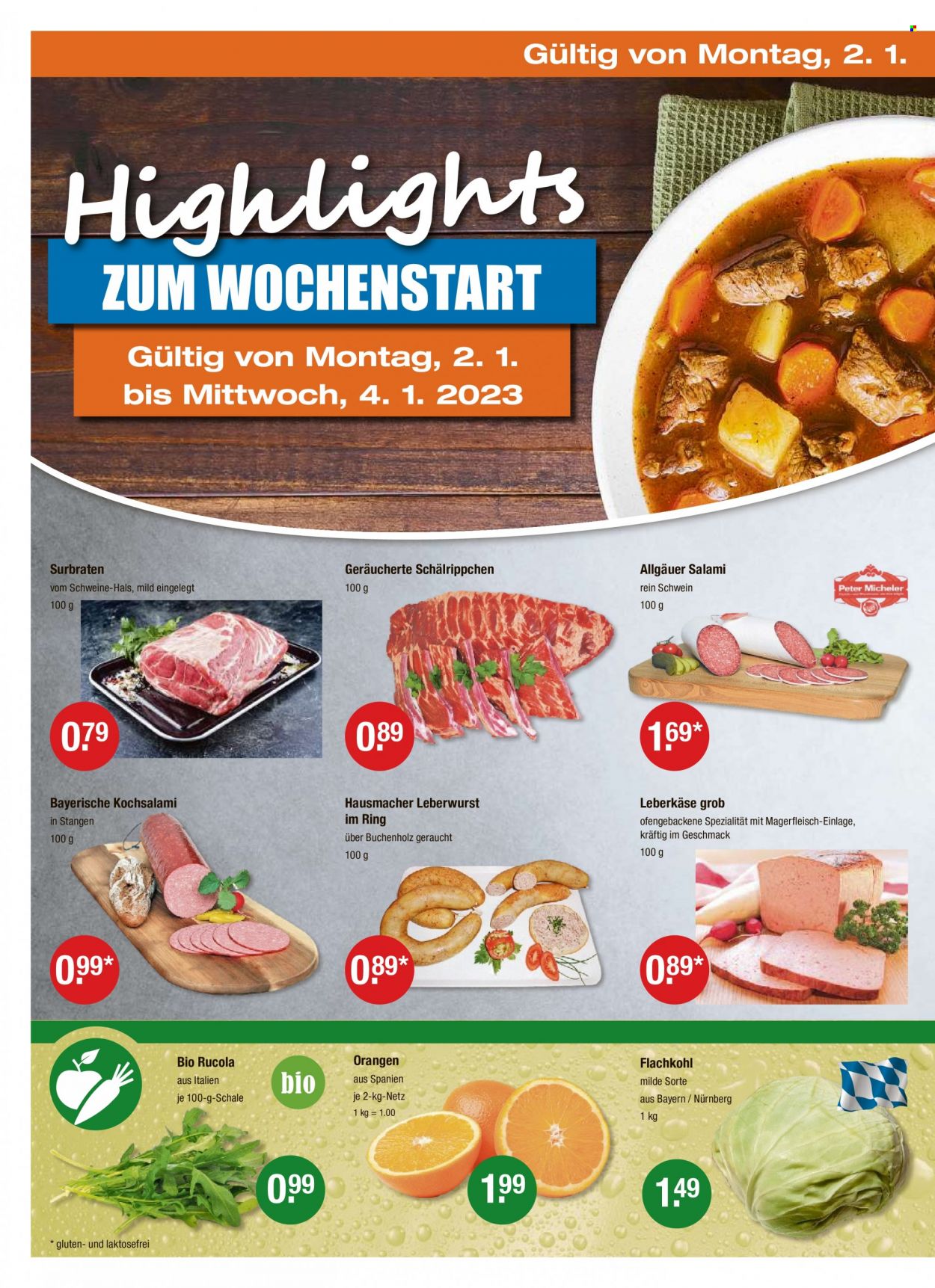 V-Markt Prospekte  - 29.12.2022 - 4.01.2023. Seite 22