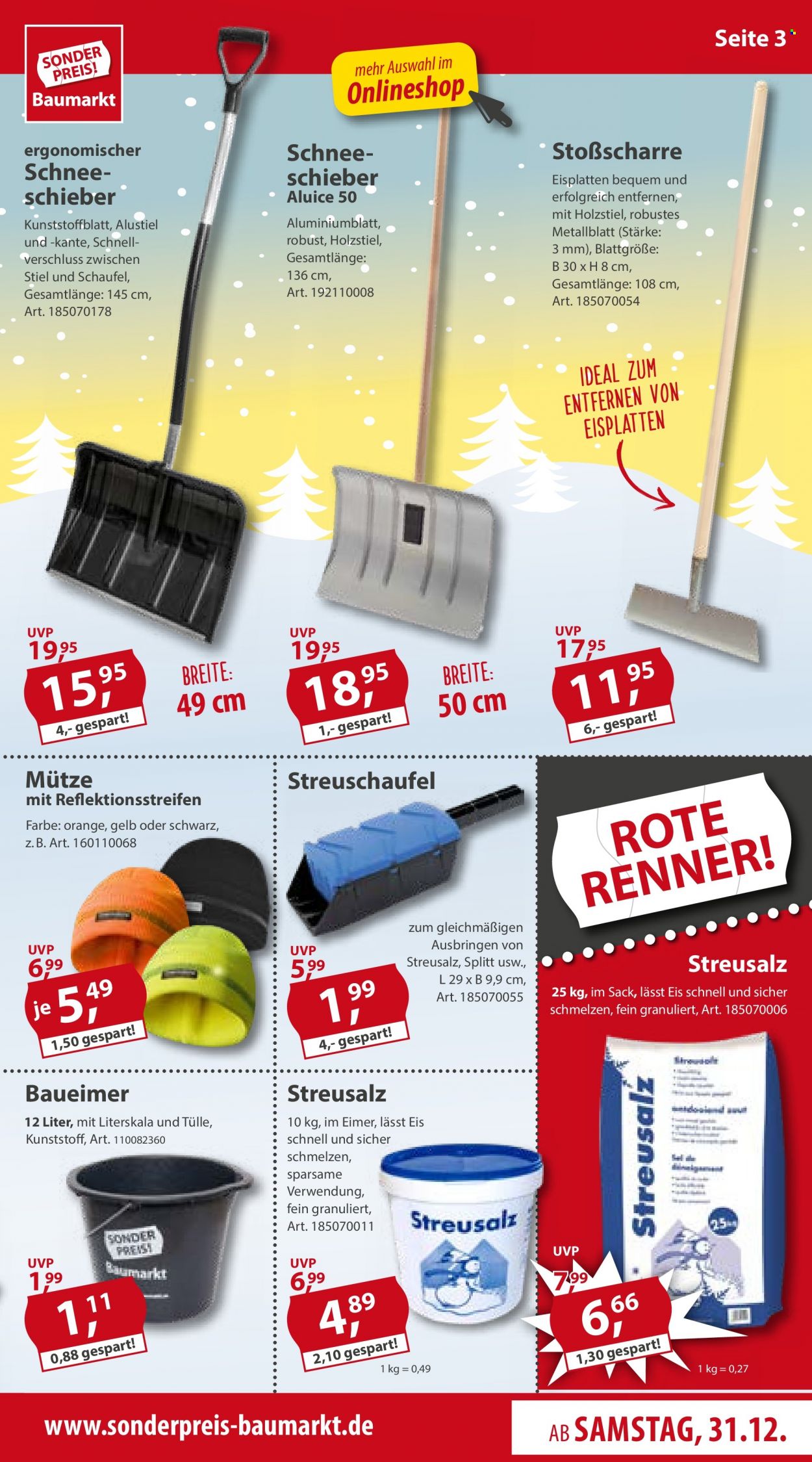 Sonderpreis-Baumarkt Prospekte  - 31.12.2022 - 6.01.2023. Seite 3