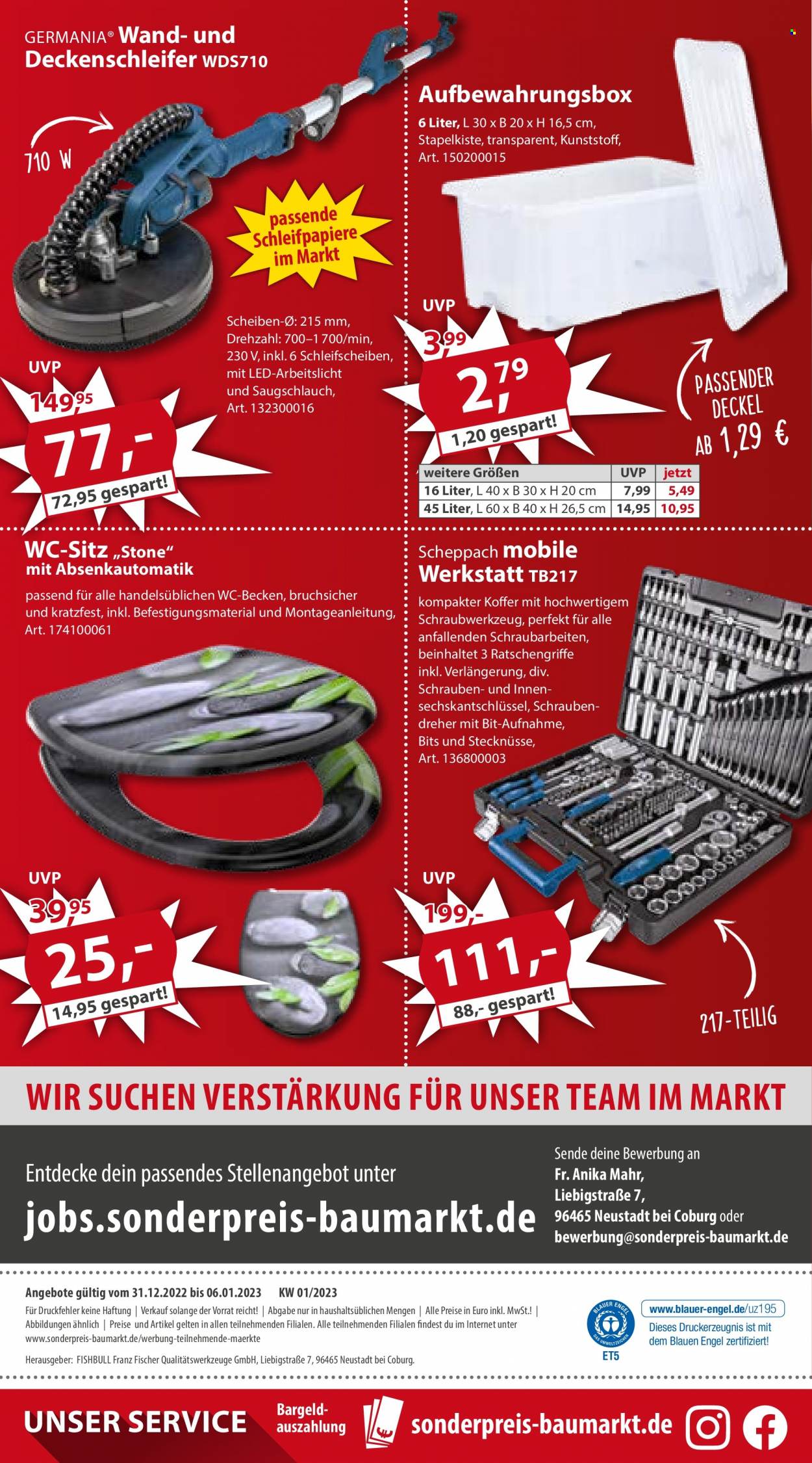 Sonderpreis-Baumarkt Prospekte  - 31.12.2022 - 6.01.2023. Seite 20