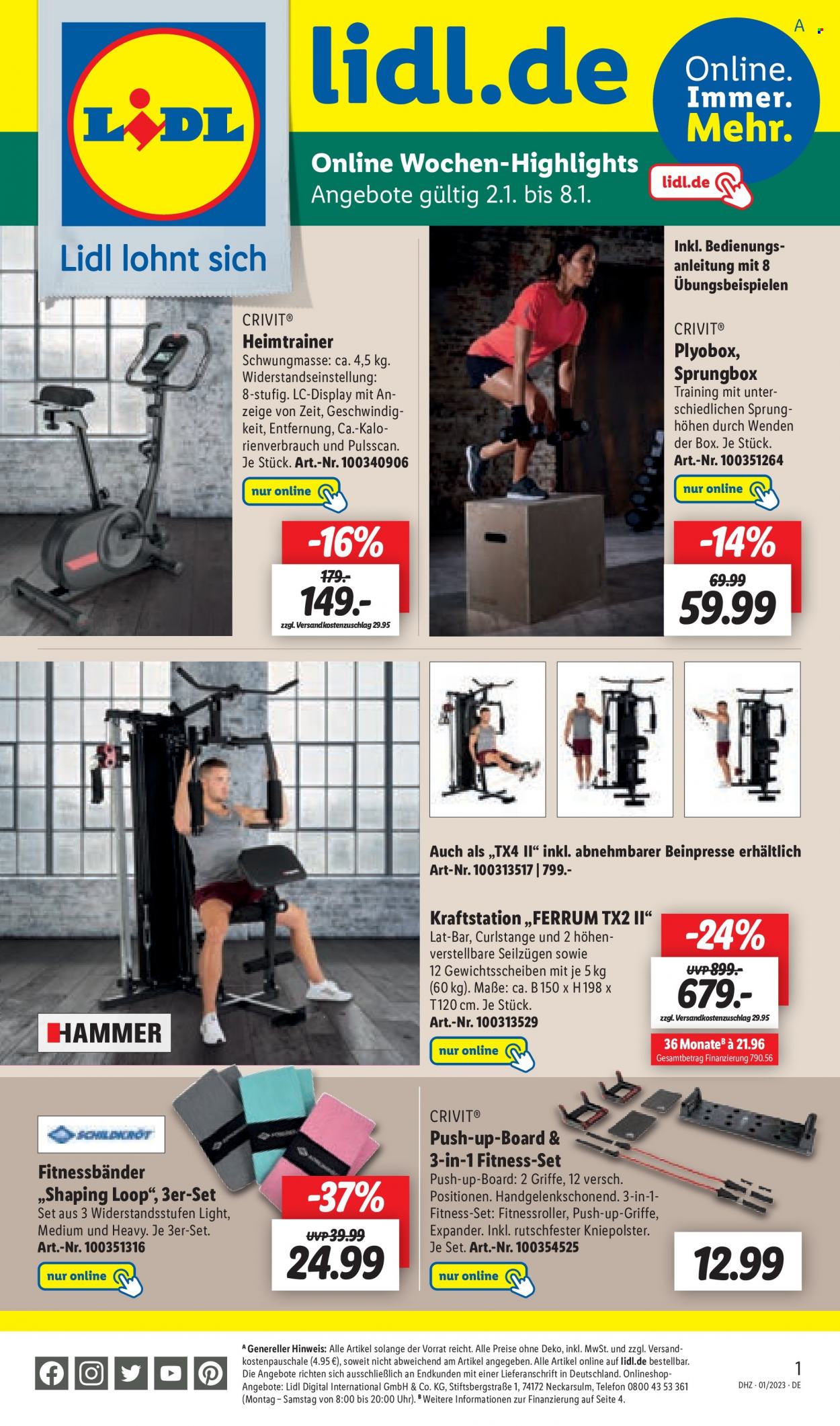 Lidl Prospekte  - 2.01.2023 - 7.01.2023. Seite 43