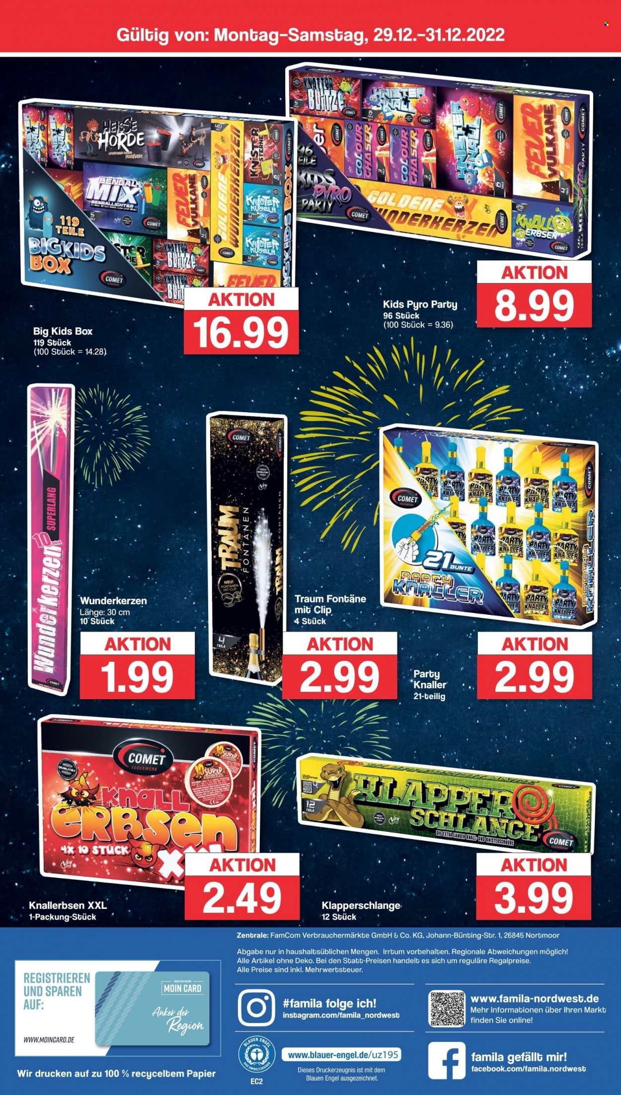 famila Prospekte  - 29.12.2022 - 31.12.2022. Seite 8