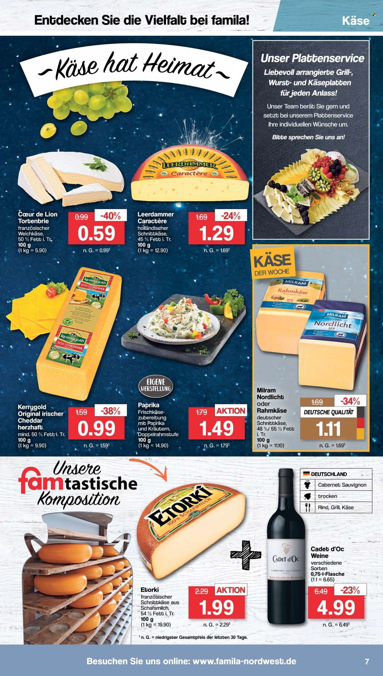 famila Prospekte  - 27.12.2022 - 31.12.2022. Seite 7