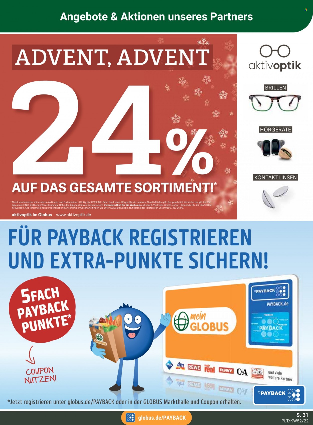 Globus Prospekte  - 27.12.2022 - 31.12.2022. Seite 31