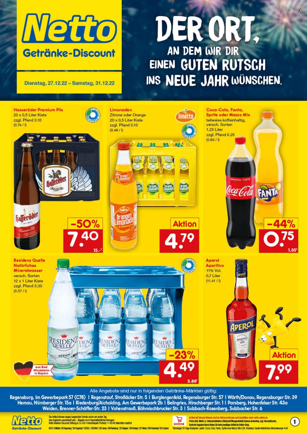 Netto Marken-Discount Prospekte  - 27.12.2022 - 31.12.2022. Seite 1