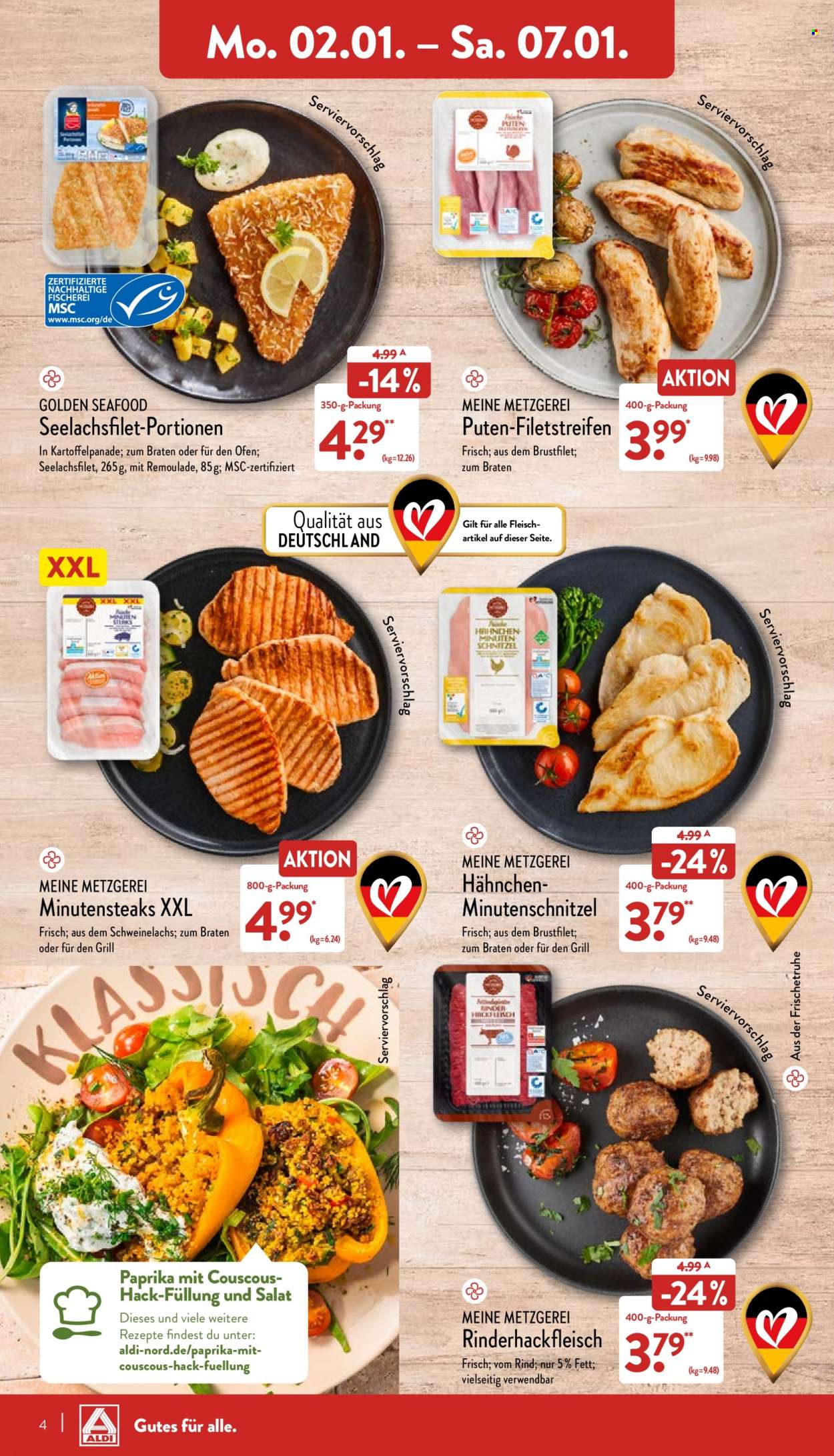 ALDI Nord Prospekte  - 2.01.2023 - 7.01.2023. Seite 4