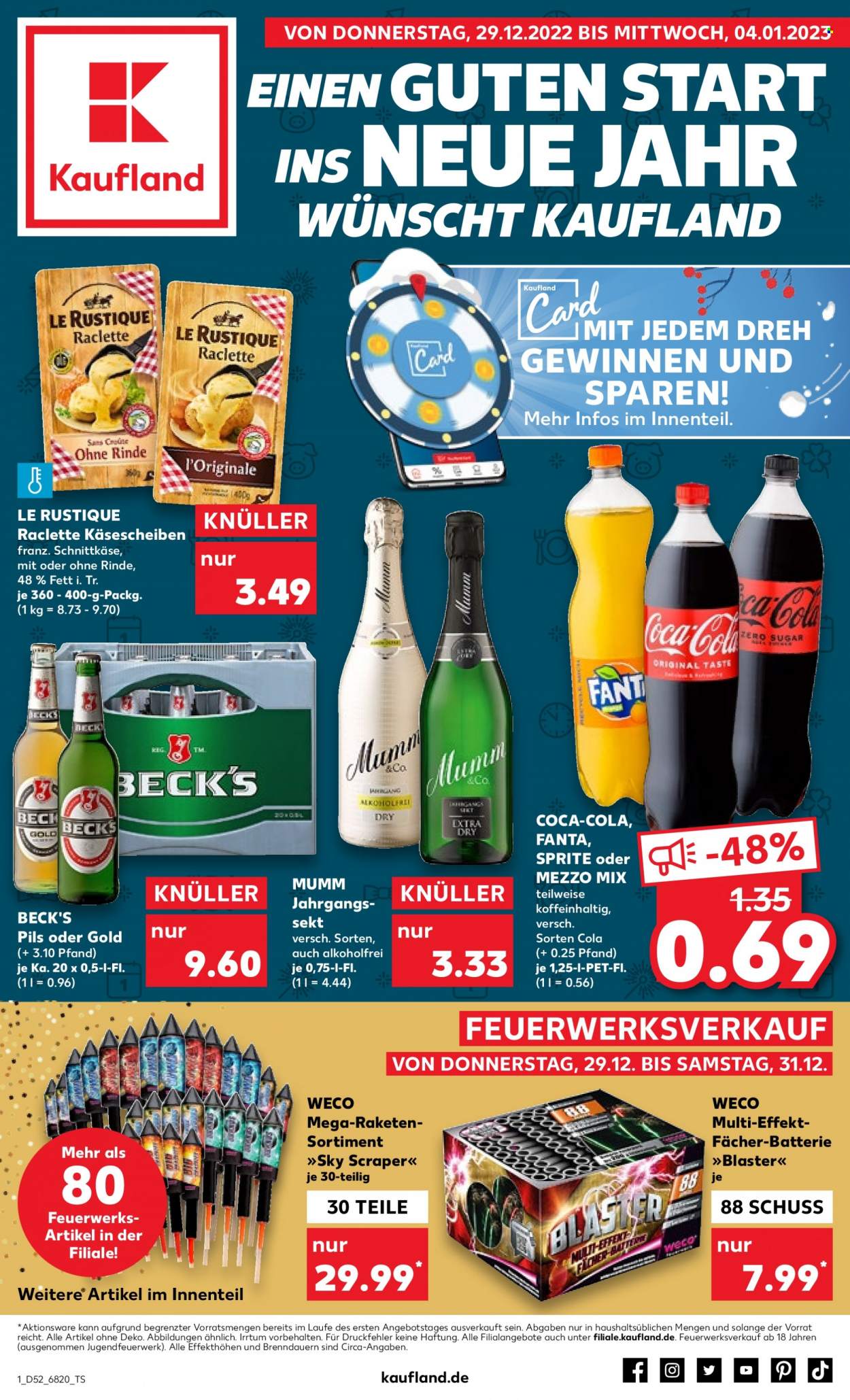Kaufland Prospekte  - 29.12.2022 - 4.01.2023. Seite 1