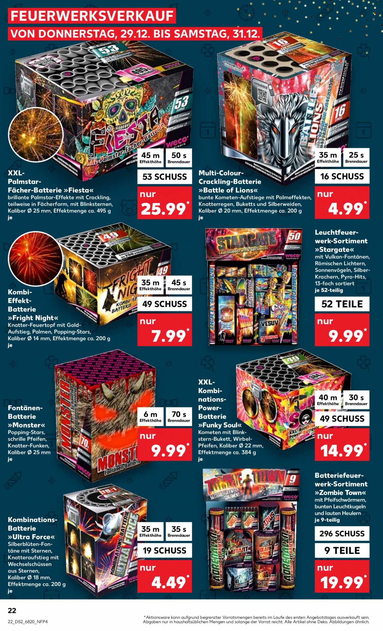 Kaufland Prospekte  - 29.12.2022 - 4.01.2023. Seite 22