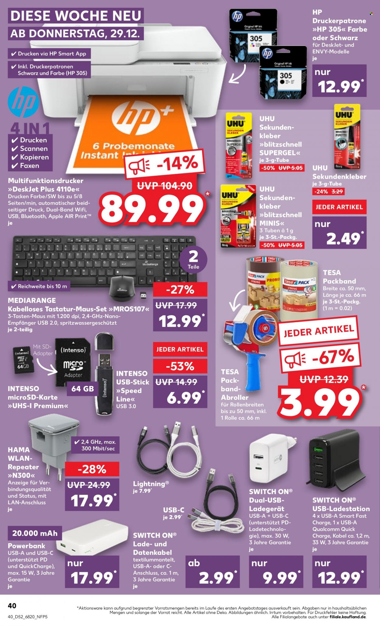 Kaufland Prospekte  - 29.12.2022 - 4.01.2023. Seite 40