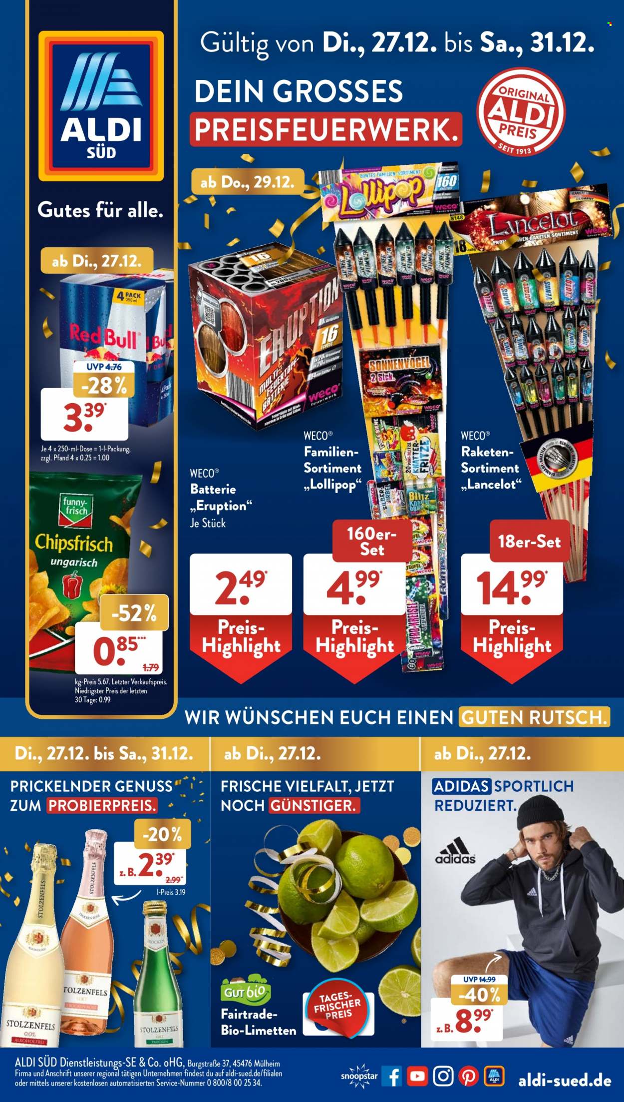 ALDI SÜD Prospekte  - 27.12.2022 - 31.12.2022. Seite 1