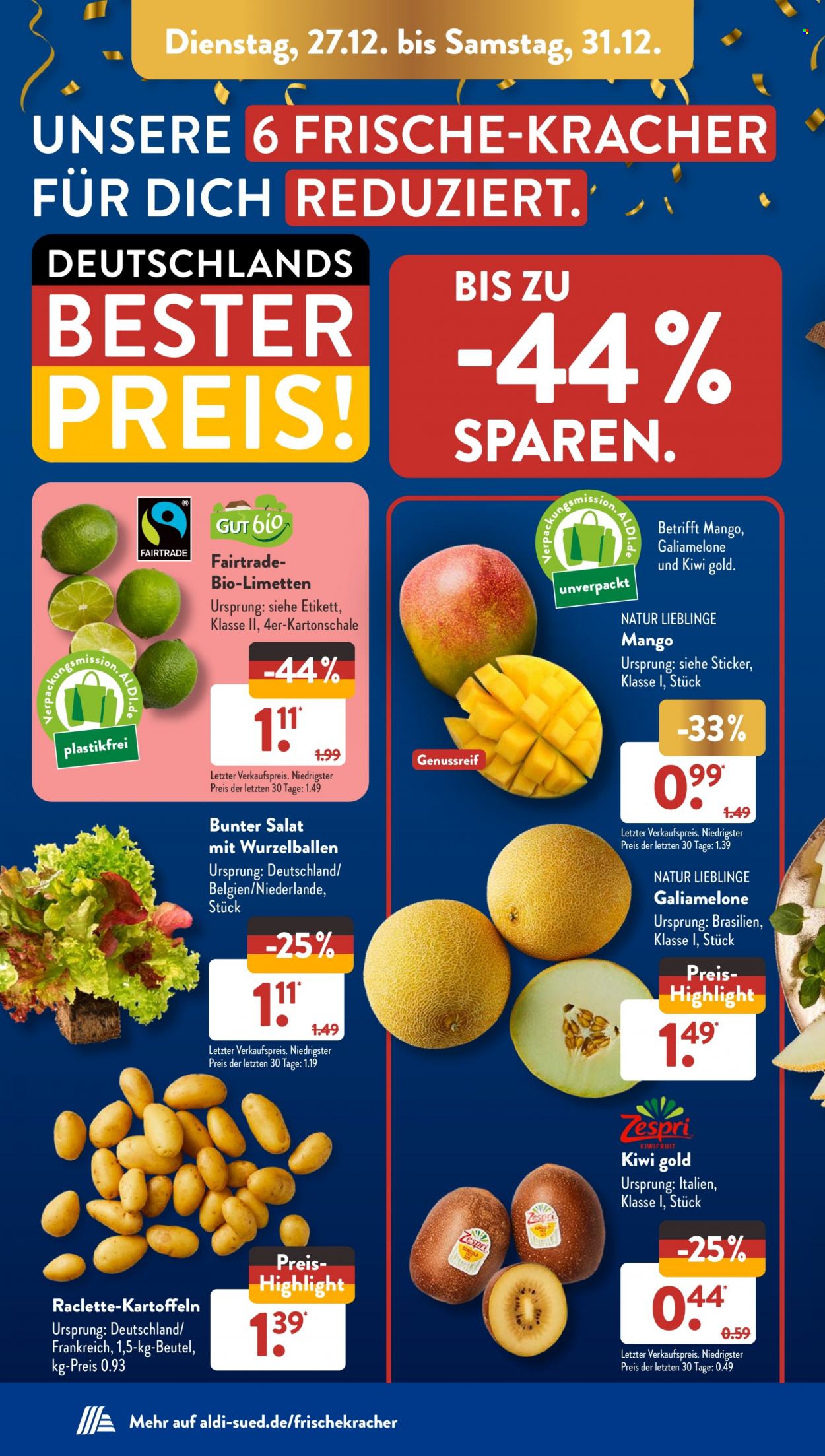ALDI SÜD Prospekte  - 27.12.2022 - 31.12.2022. Seite 4