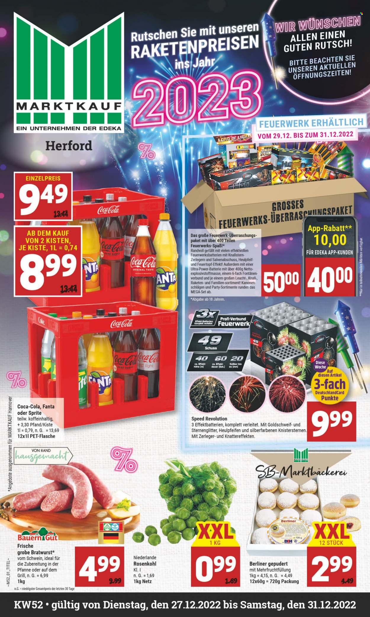 Marktkauf Prospekte  - 27.12.2022 - 31.12.2022. Seite 1