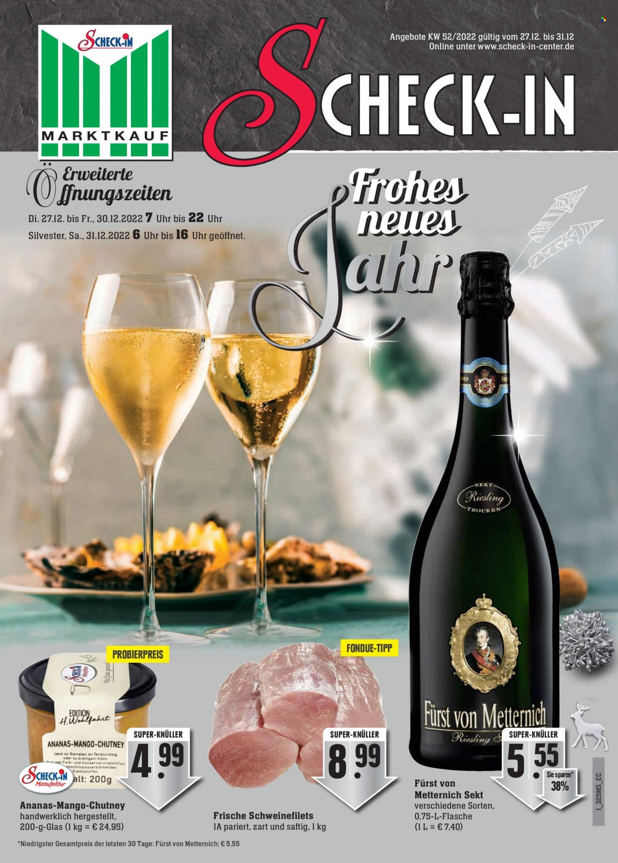 Marktkauf Prospekte  - 27.12.2022 - 31.12.2022. Seite 1