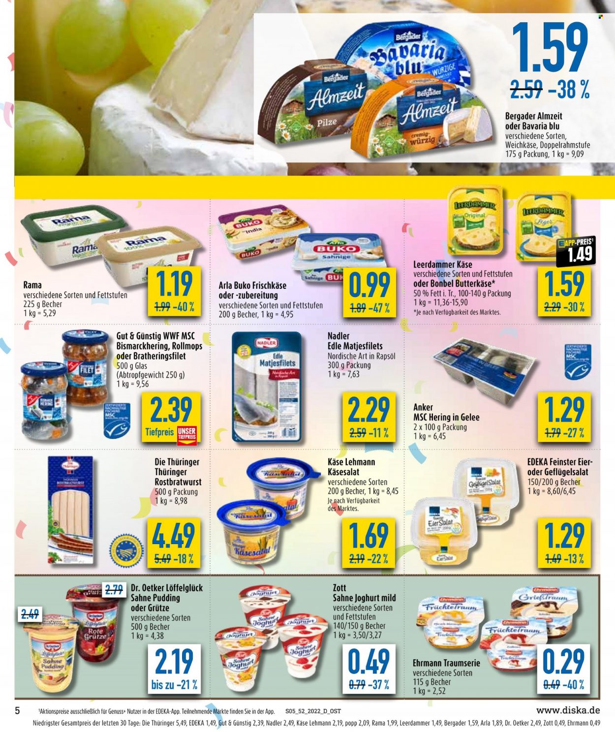 Diska Prospekte  - 27.12.2022 - 31.12.2022. Seite 5