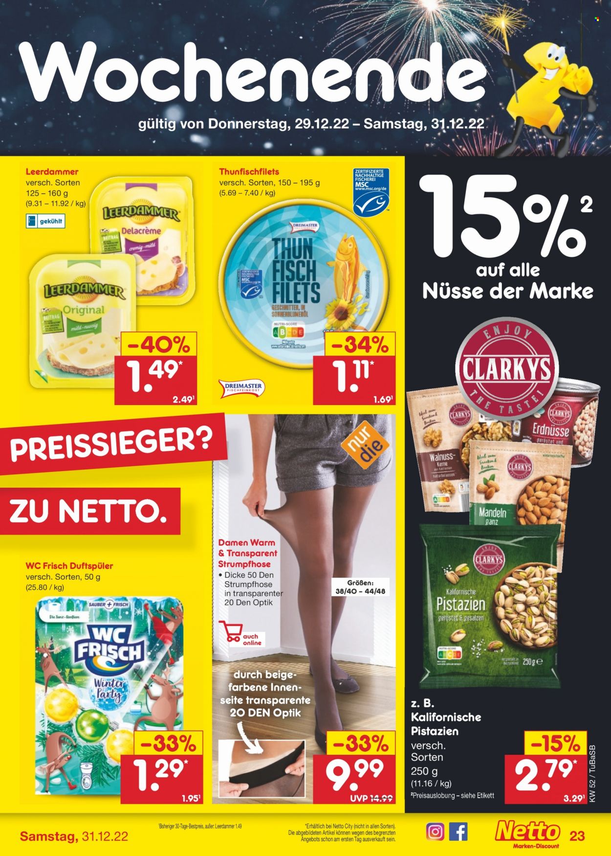Netto Marken-Discount Prospekte  - 27.12.2022 - 31.12.2022. Seite 23