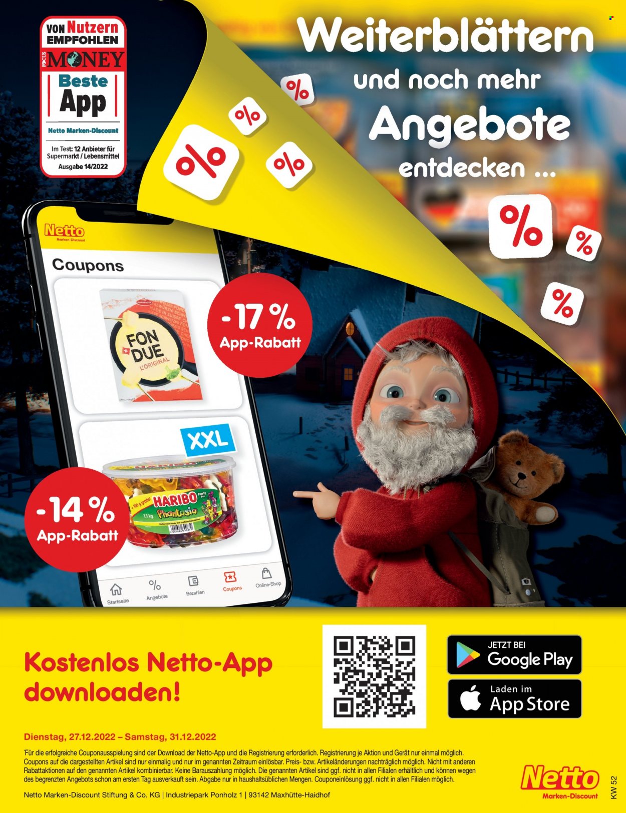 Netto Marken-Discount Prospekte  - 27.12.2022 - 31.12.2022. Seite 41