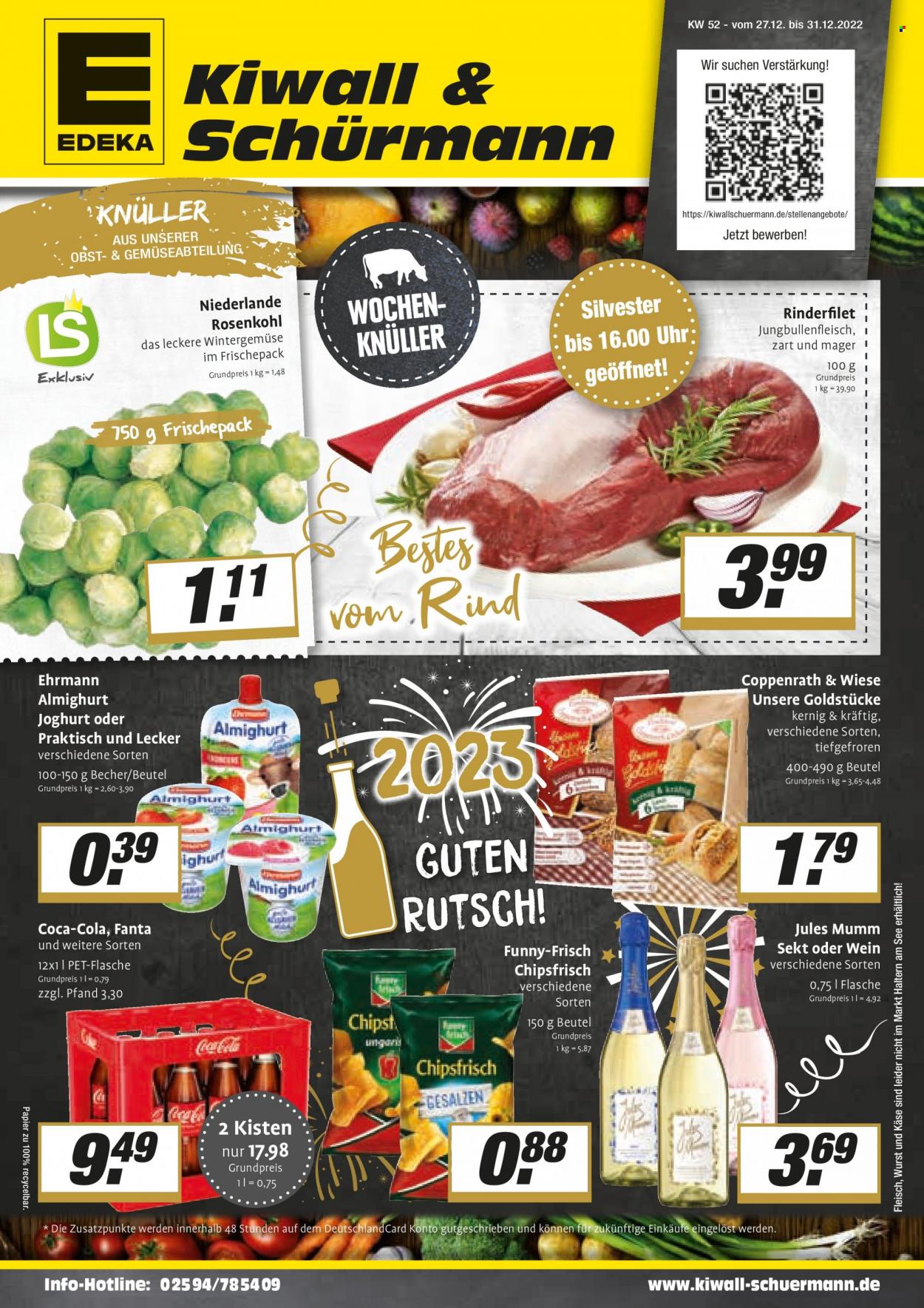 Edeka Prospekte  - 27.12.2022 - 31.12.2022. Seite 1