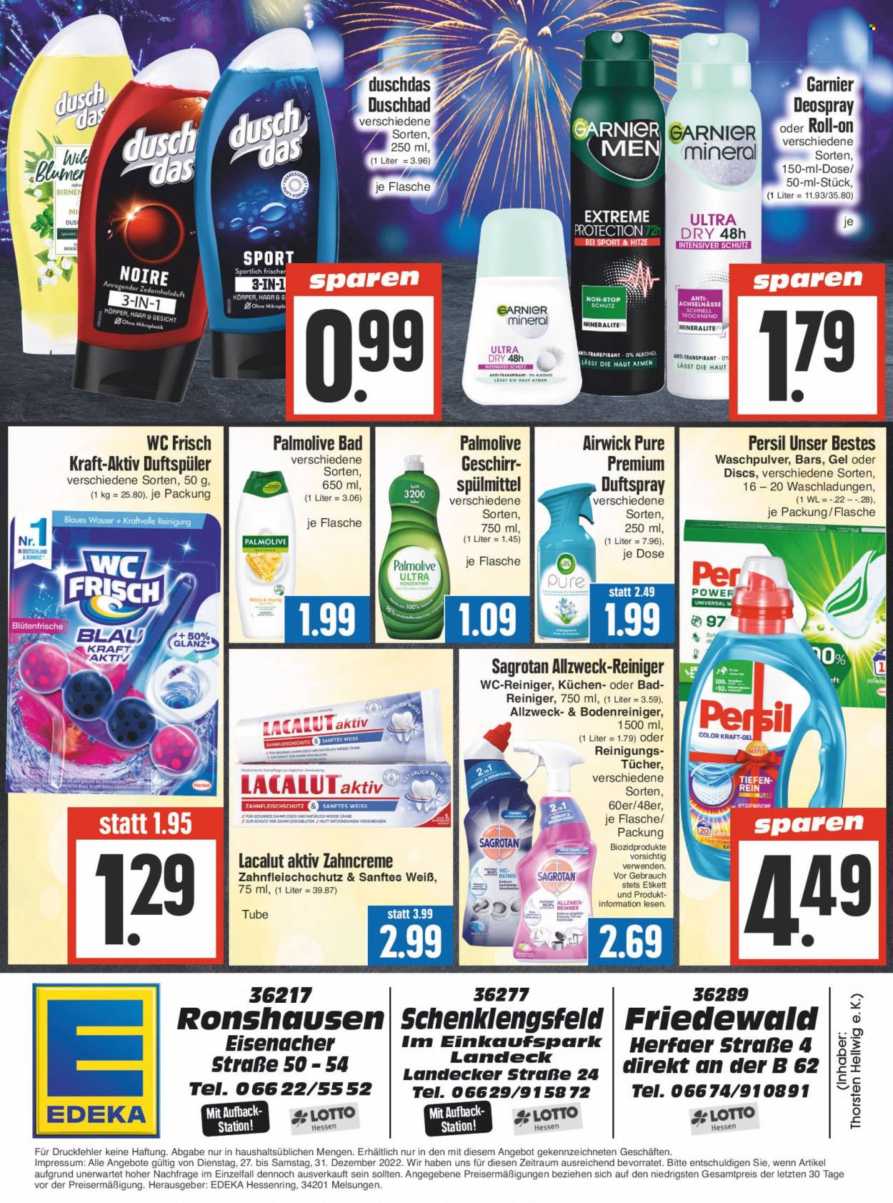 Edeka Prospekte  - 27.12.2022 - 31.12.2022. Seite 20