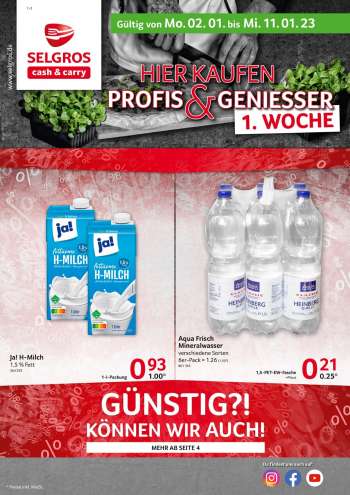 Prospekte Selgros - 2.01.2023 - 11.01.2023.