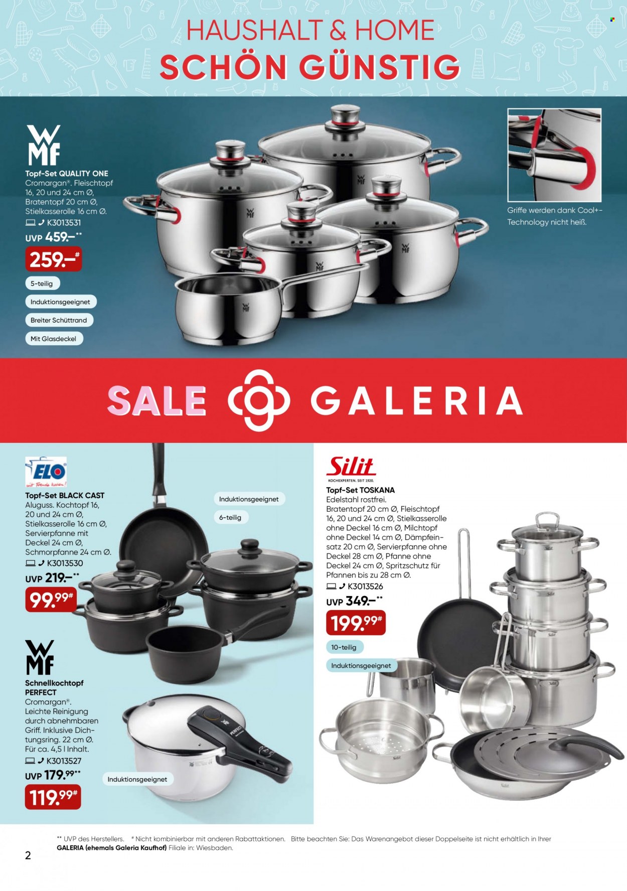 GALERIA Karstadt Kaufhof Prospekte  - 27.12.2022 - 2.01.2023. Seite 2