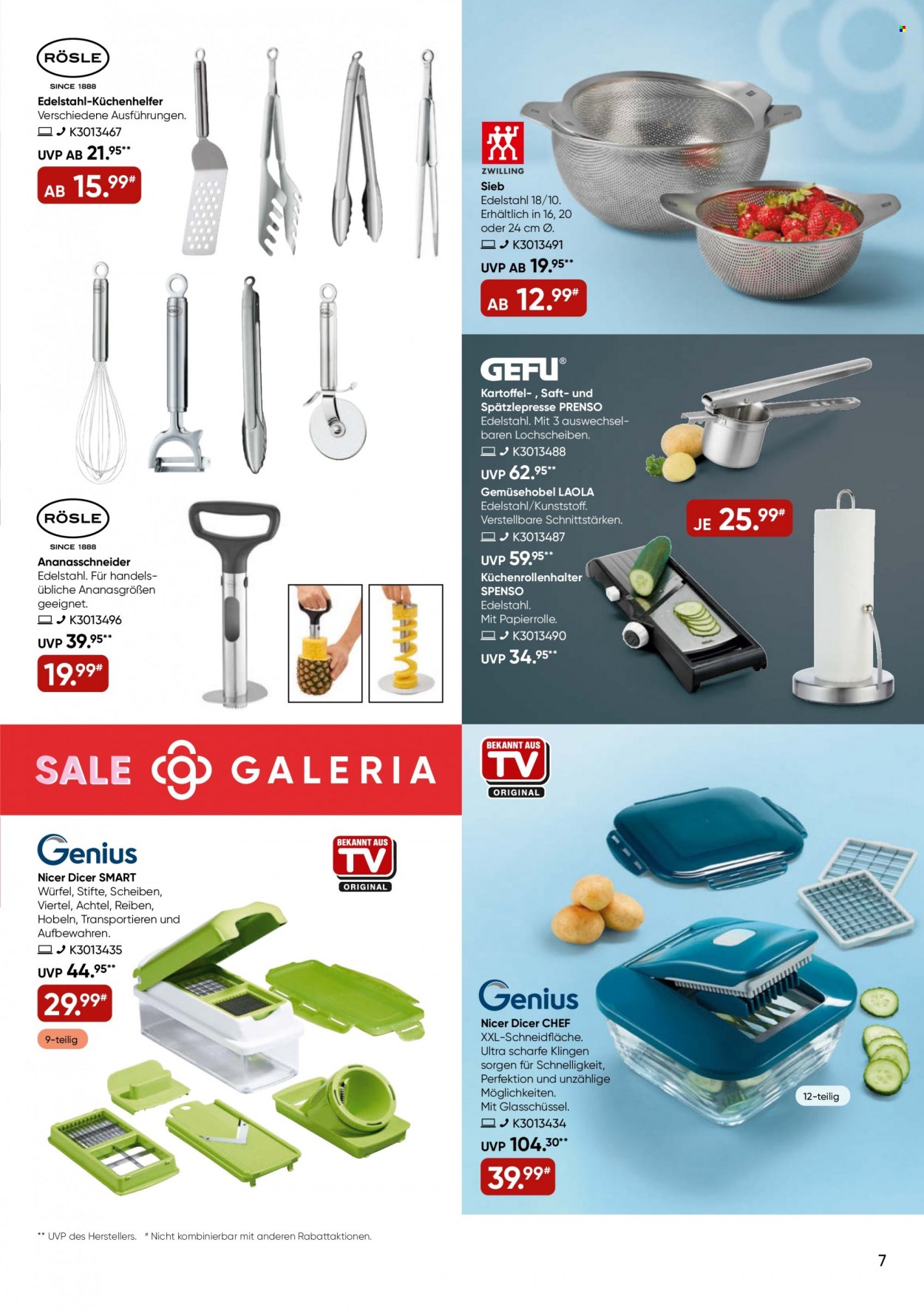 GALERIA Karstadt Kaufhof Prospekte  - 27.12.2022 - 2.01.2023. Seite 7