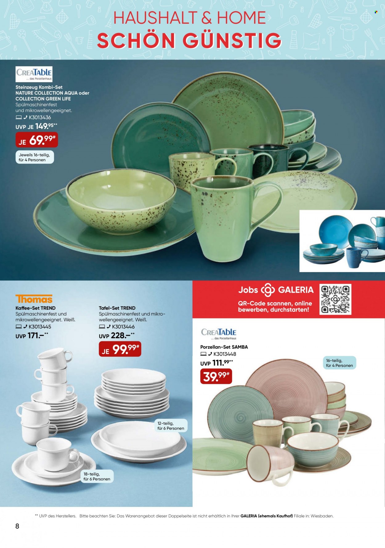 GALERIA Karstadt Kaufhof Prospekte  - 27.12.2022 - 2.01.2023. Seite 8