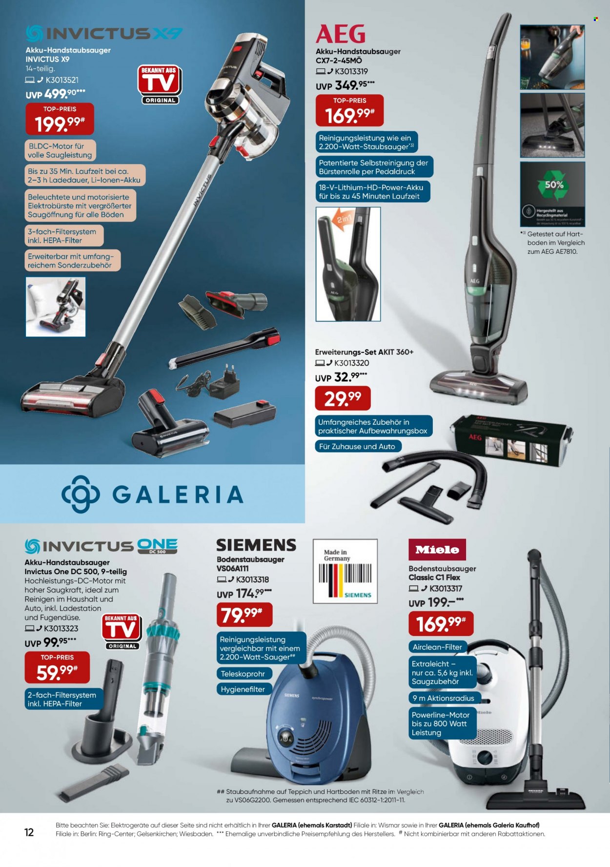 GALERIA Karstadt Kaufhof Prospekte  - 27.12.2022 - 2.01.2023. Seite 12