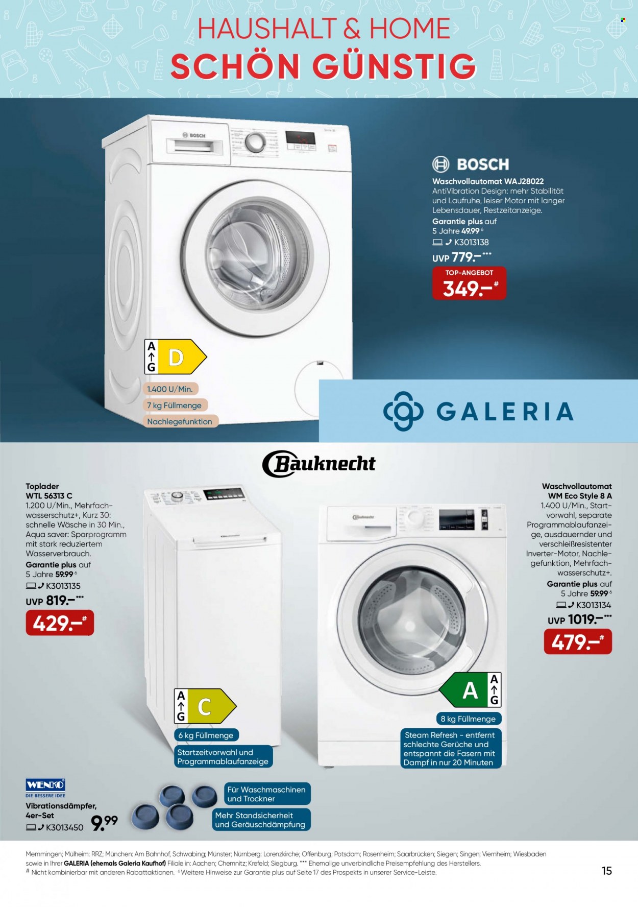 GALERIA Karstadt Kaufhof Prospekte  - 27.12.2022 - 2.01.2023. Seite 15
