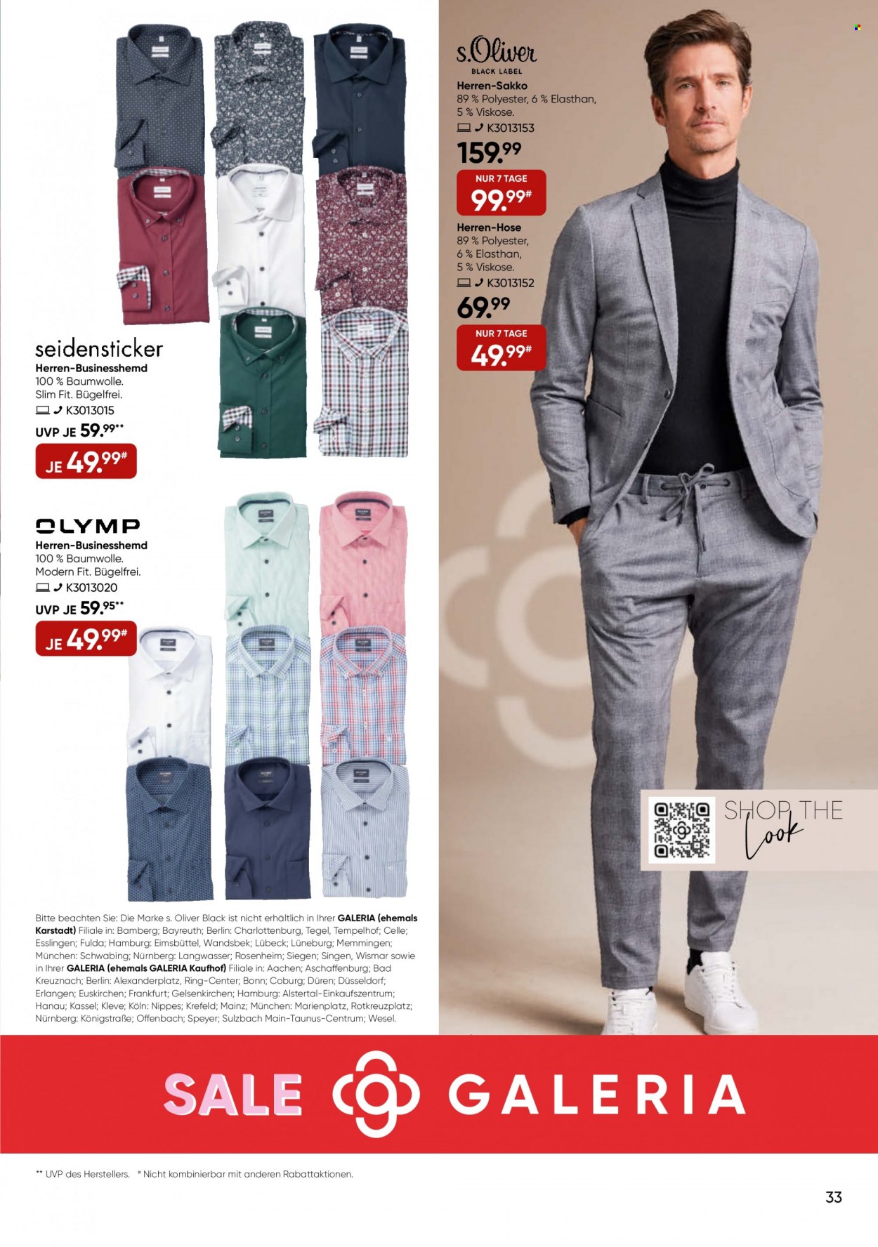 GALERIA Karstadt Kaufhof Prospekte  - 27.12.2022 - 2.01.2023. Seite 33
