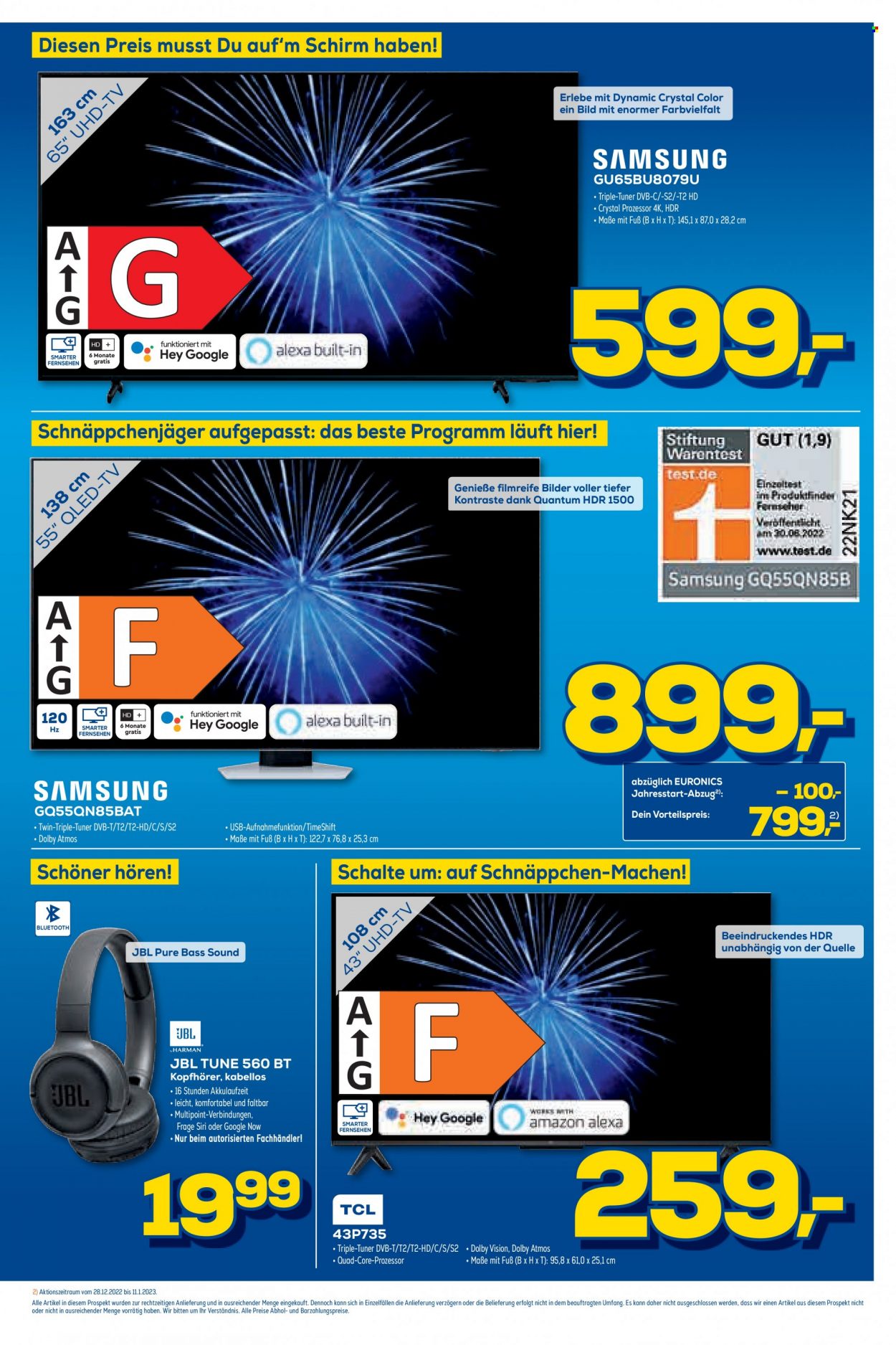 Euronics Prospekte  - 28.12.2022 - 3.01.2023. Seite 5