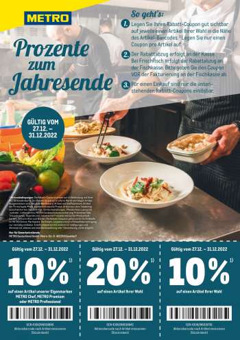 Prospekte Metro - 27.12.2022 - 31.12.2022.