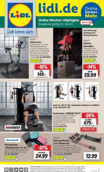 Prospekte Lidl - 2.01.2023 - 8.01.2023.