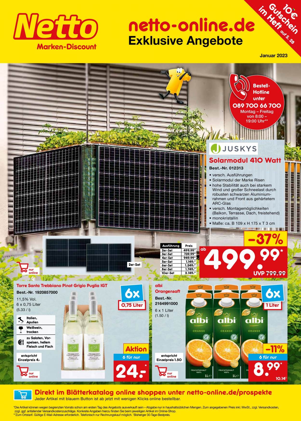 Netto Marken-Discount Prospekte  - 29.12.2022 - 31.01.2023. Seite 1