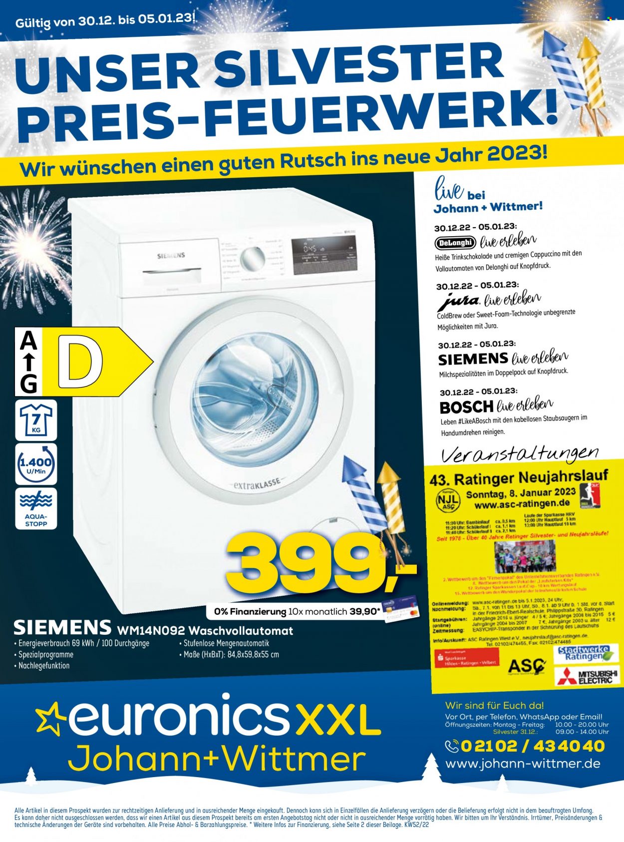 Euronics Prospekte  - 30.12.2022 - 5.01.2023. Seite 1