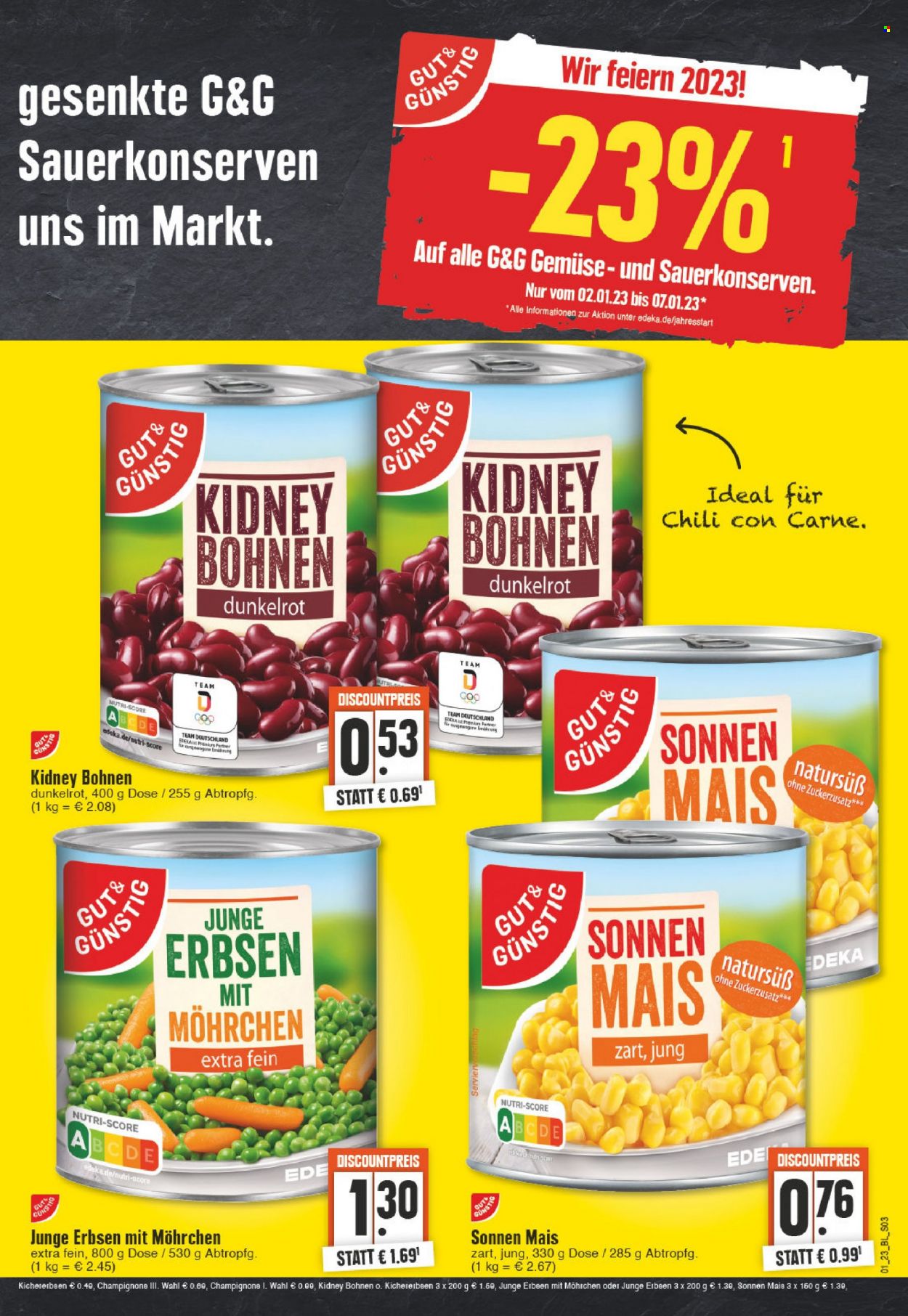 Edeka Prospekte  - 2.01.2023 - 7.01.2023. Seite 3