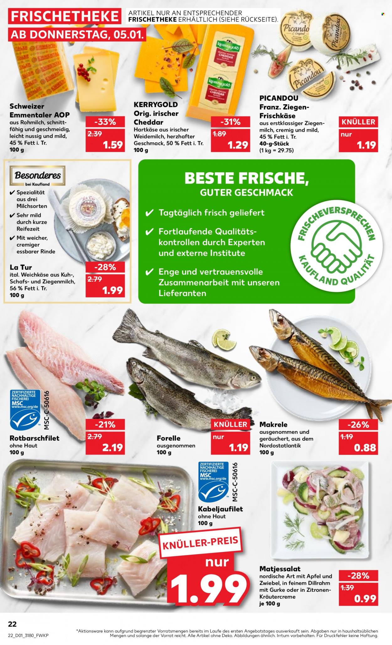 Kaufland Prospekte  - 5.01.2023 - 11.01.2023. Seite 22