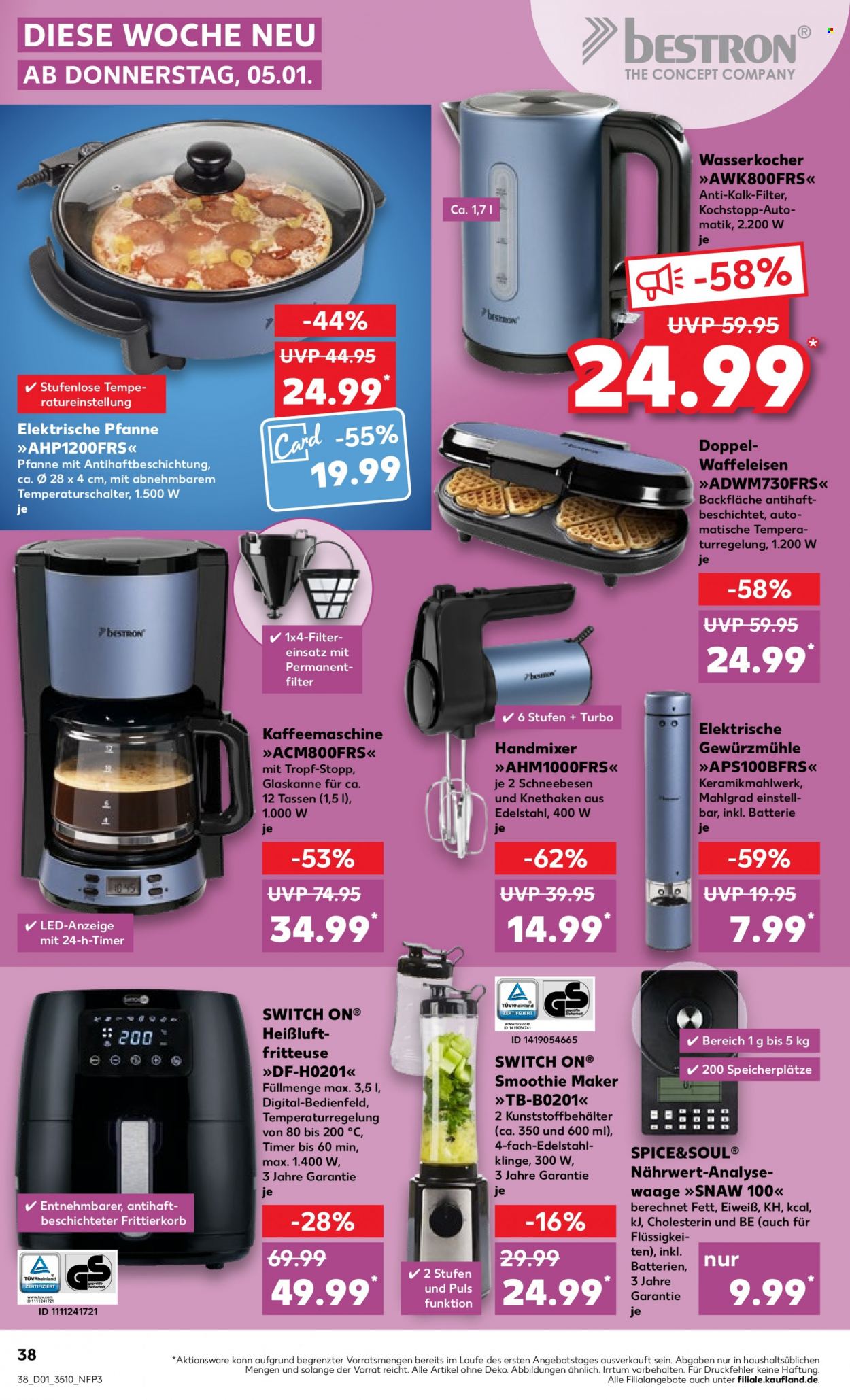 Kaufland Prospekte  - 5.01.2023 - 11.01.2023. Seite 38