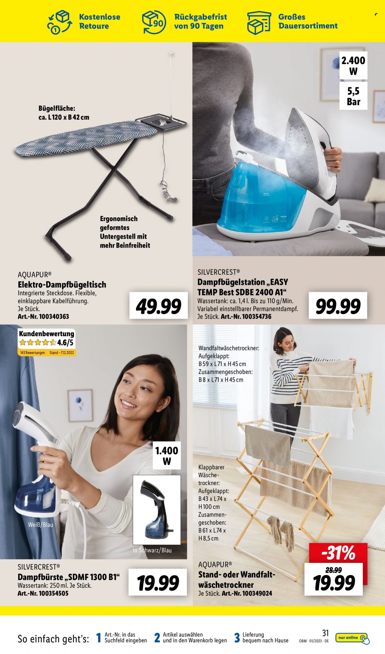 Lidl Prospekte  - 1.01.2023 - 31.01.2023. Seite 31