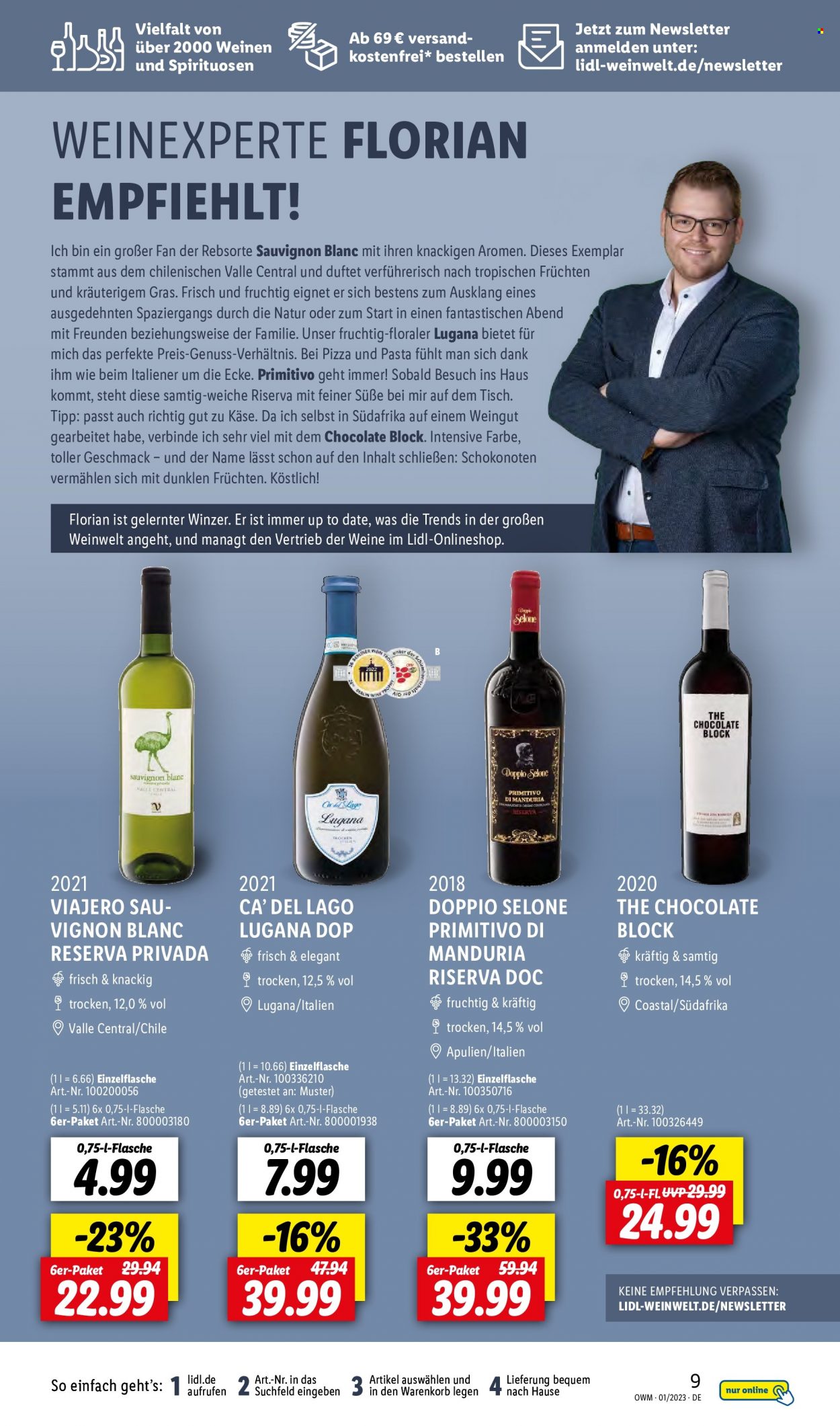 Lidl Prospekte  - 1.01.2023 - 31.01.2023. Seite 9