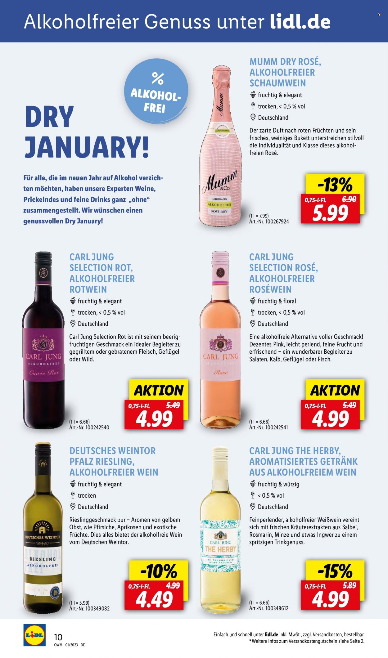Lidl Prospekte  - 1.01.2023 - 31.01.2023. Seite 10
