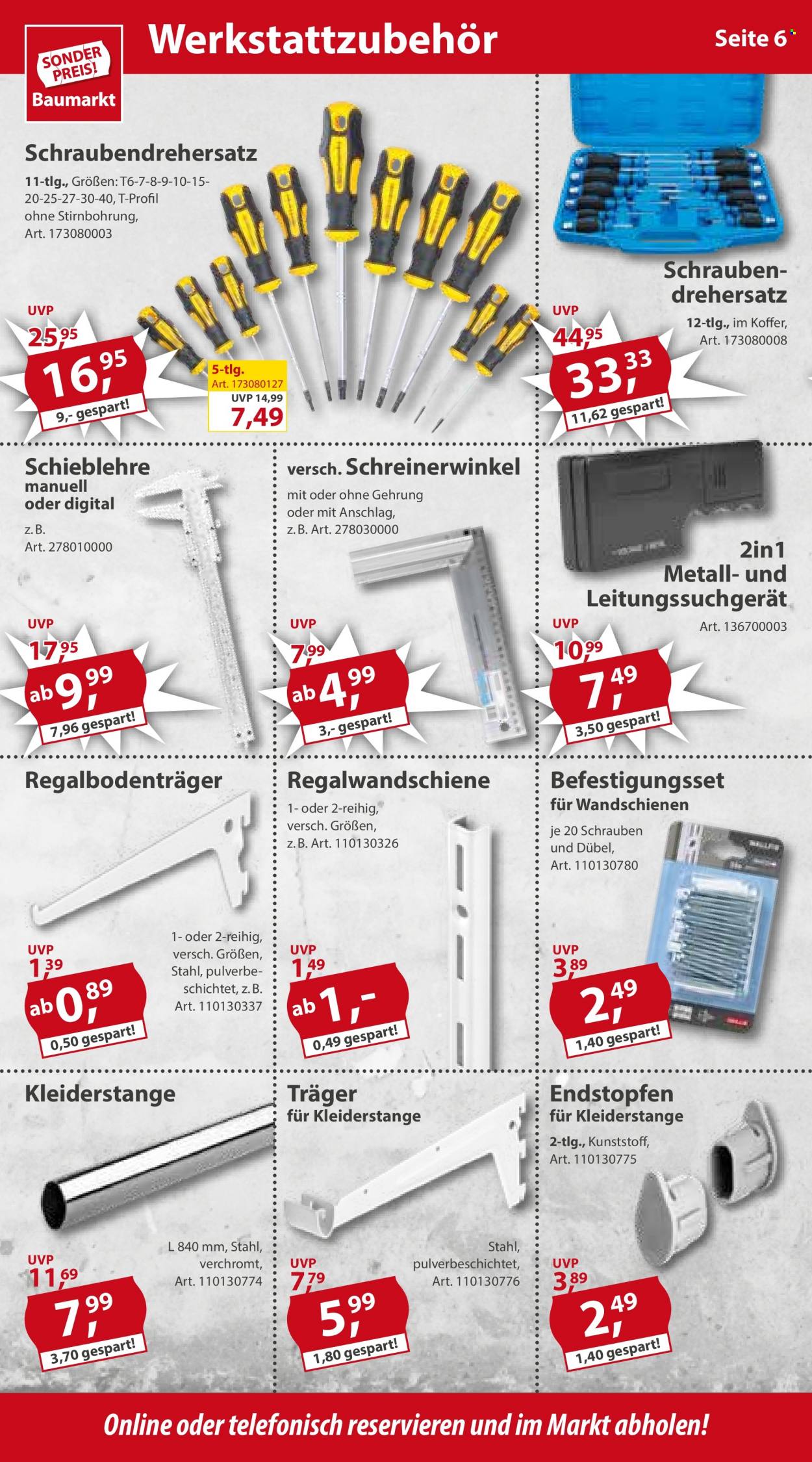 Sonderpreis-Baumarkt Prospekte  - 7.01.2023 - 13.01.2023. Seite 6