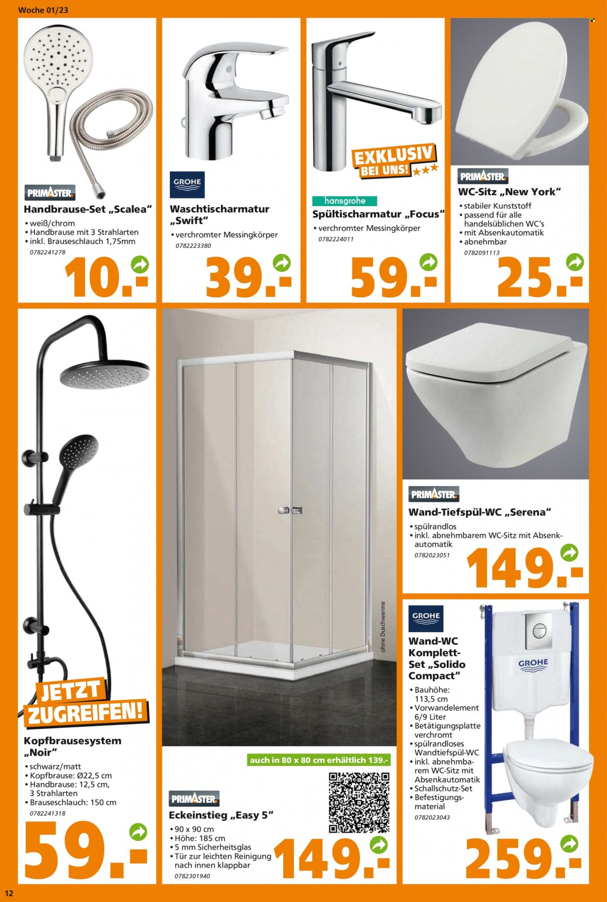 Globus Baumarkt Prospekte  - 2.01.2023 - 7.01.2023. Seite 12
